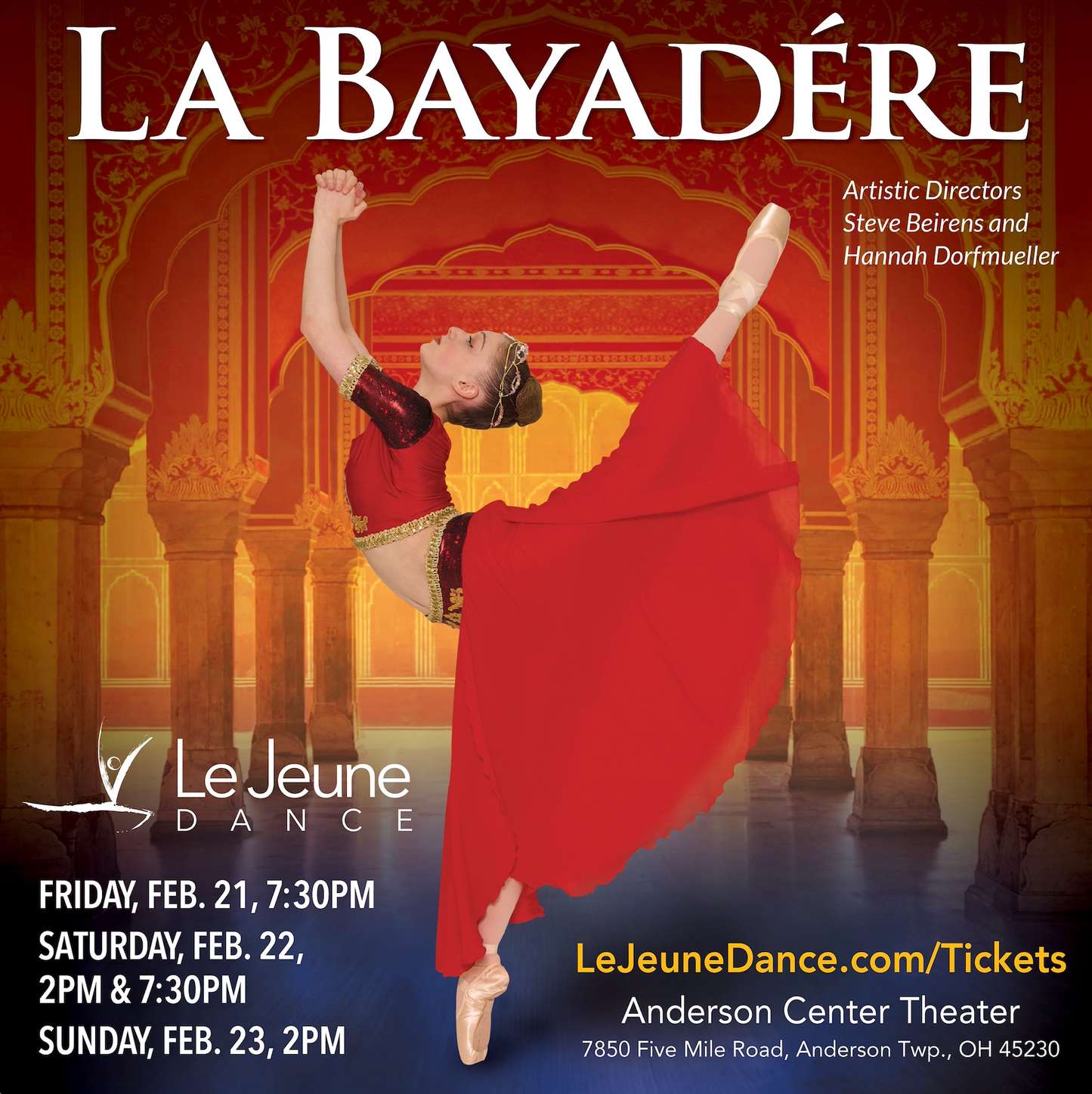 La Bayadere and Other Works 2025 Video - Fri 7:30pm February 21, 2025